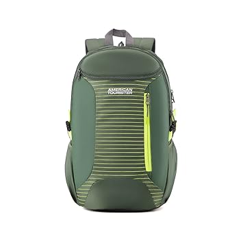 American Tourister 27.5 Ltrs Olive Casual Backpack (AMT Pulse SCH Bag 01 Oliv)