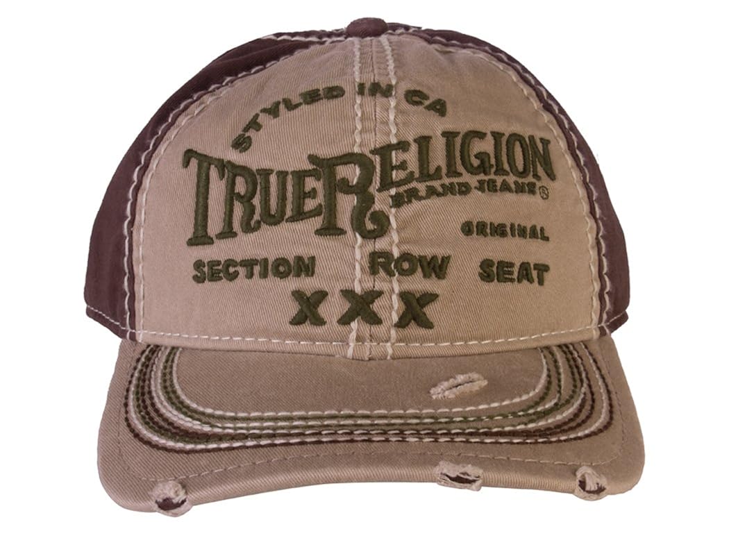 black true religion hat