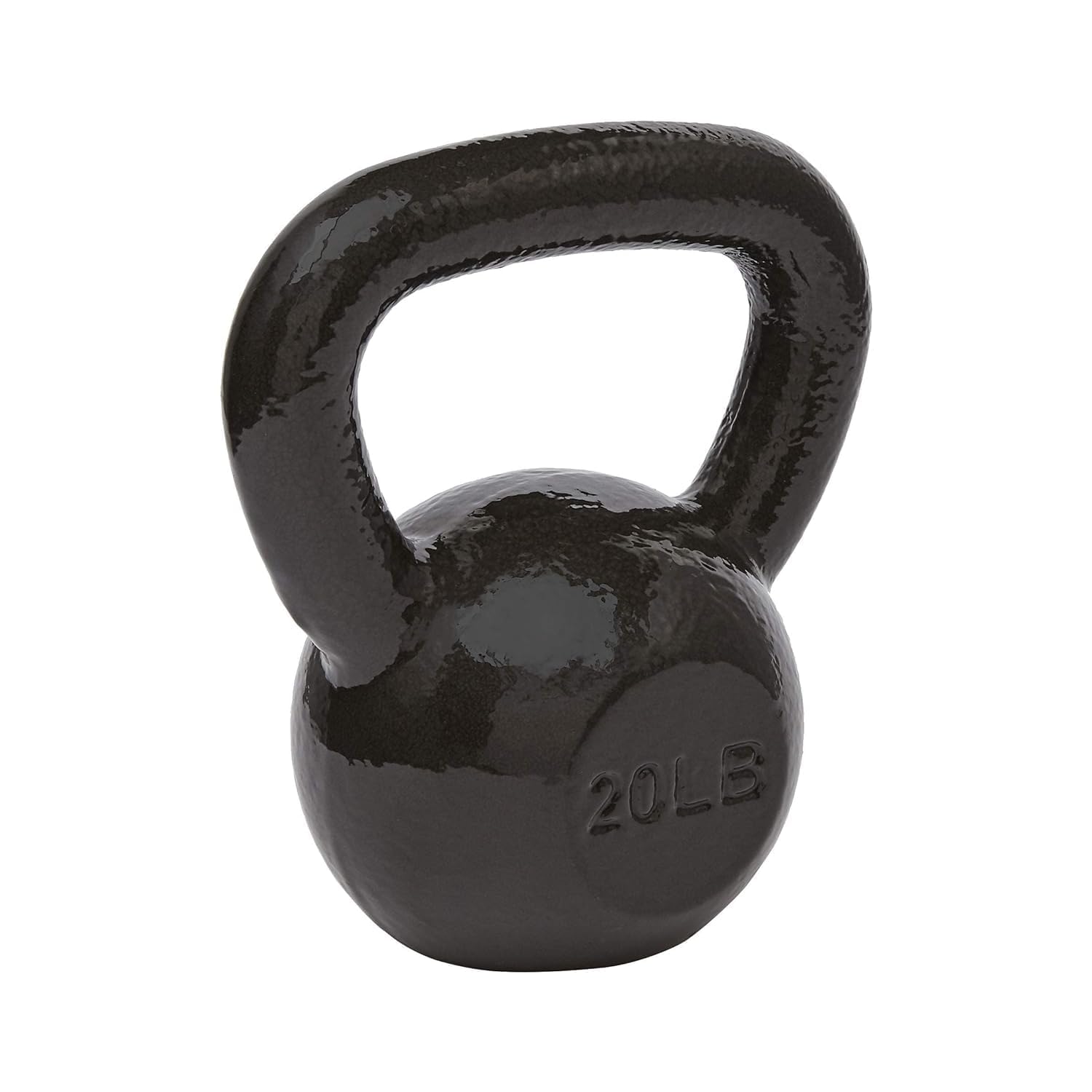 Photo 1 of Amazon Basics Cast Iron Kettlebell, 20 Pounds, Black