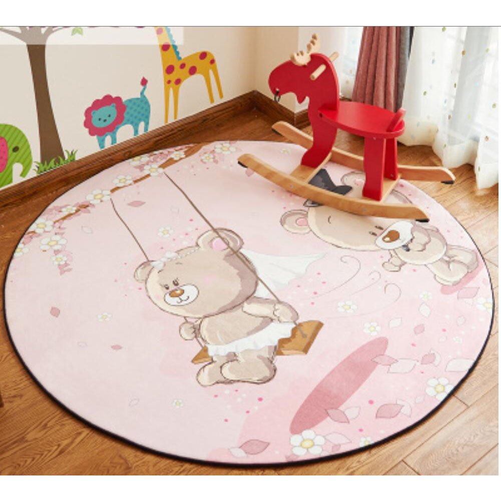 Heimtextilien Bad Bettwaren Rund 80 Cm Kinder Teppiche