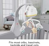 Fisher-Price Rainbow Showers Bassinet Mobile Sound Machine Music Night Light 0+ view 3