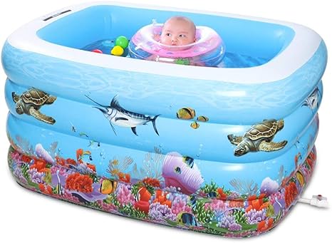 YAN Bañera Piscina para bebés Piscina para niños Piscina Hinchable ...