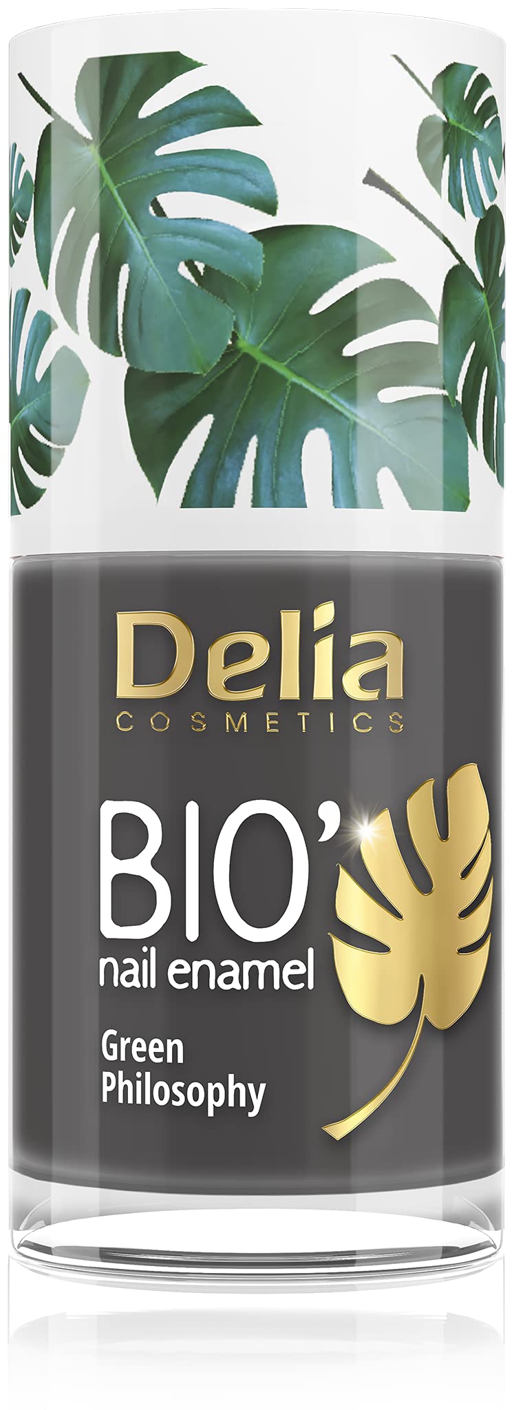 Delia Cosmetics - Bio Green Nail Polish - PARADISE - Vegan Friendly - Perfect Opacity and Shine - Easy and Fast Application - Natural Ingredients - Long Lasting Color up to 6 Days - 11ml