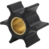 UanMarine 386084 Outboard Water Pump Impeller for Johnson Evinrude 8-15 HP | Used on Marine 8 9.9 15 HP Motors Cooling, Replaces 0386084, 077817, 777817, Sierra 18-3050, Mallory 9-45201