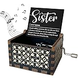 Sister Definiton Wooden Music Box Birthday Gifts