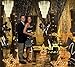 Foil Curtain Party Decoration 3FTx8FT Black Foil Fringe Backdrop Tinsel Backdrop for Birthday Party Metallic Foil Fringe Curtain Photo Backdrop Wedding Decor