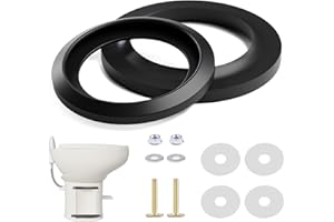 MENNTY 34120 RV Toilet Seal Kit with Bolts & Nuts – Replacement Parts Compatible with Thetfords Aqua Magic Style II, Plus, Residence – Leakproof Waste Ball Seal & Full Installation Set