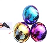 zosenda Stainless Steel Gazing Ball Set, 6 Pcs Multi-Colour Reflective Spheres view 5