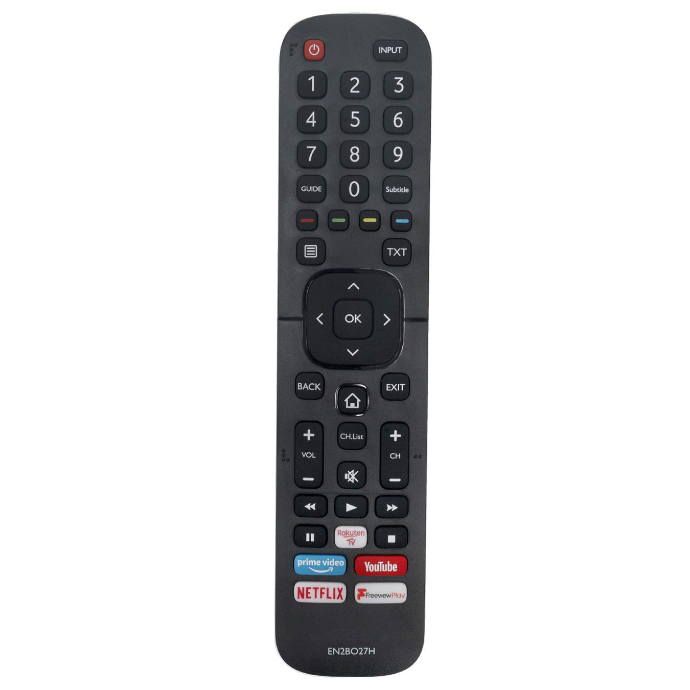 VINABTY EN2BO27H Replacement Remote Control Fit for Hisense TV H43B7100 H50B7100 H55B7100 H65B7100 H43B7300 H50B7300 H55B7300 H65B7300 H43B7500 H50B7500 H55B7500 H65B7500 H43B7510