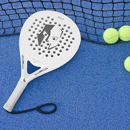 ianoni Tennis Padel Beach Racket Tennis Paddle with Carbon Fiber Face and EVA Memory Foam Core-Used Interchangeably for Paddle（Padel ） and Paddle Tennis (A-PR670) - Thumbnail 6
