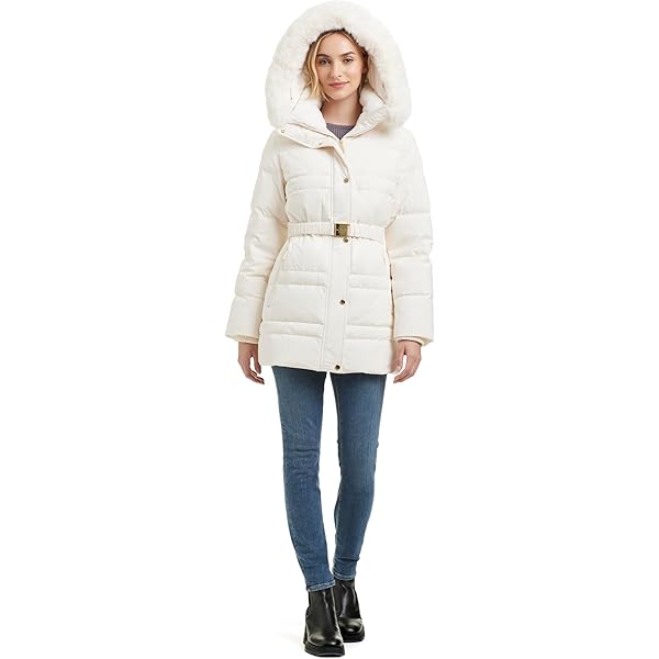 ジャケット・アウター Faux Fur Hoodie Duffle Coat cloud ジャケット・アウター Faux Fur Hoodie Duffle Coat cloud Faux