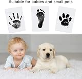 Nabance Baby Handprint Footprint Kit with 3 Ink Pads 6 Cards Safe Non-Toxic view 6