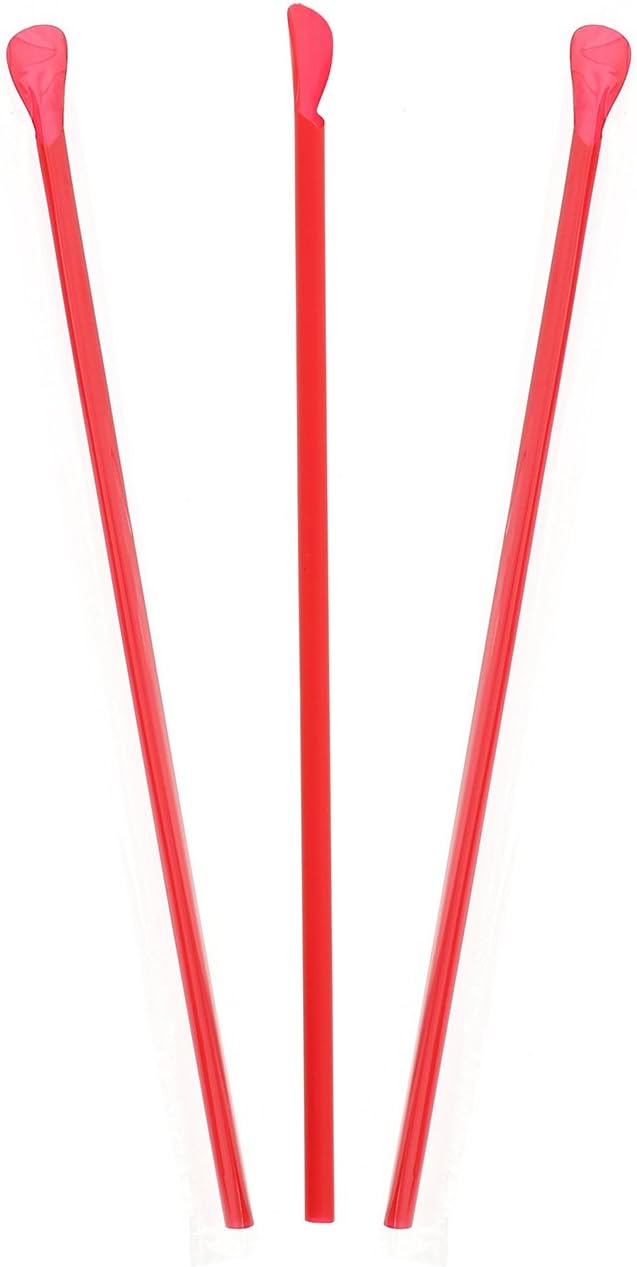 AmerCareRoyal 10.25 Inch Individually Wrapped Jumbo Spoon Straw