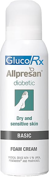 GlucoRx Allpresan Diabetic Foot Foam Cream Basic 125ml view 2
