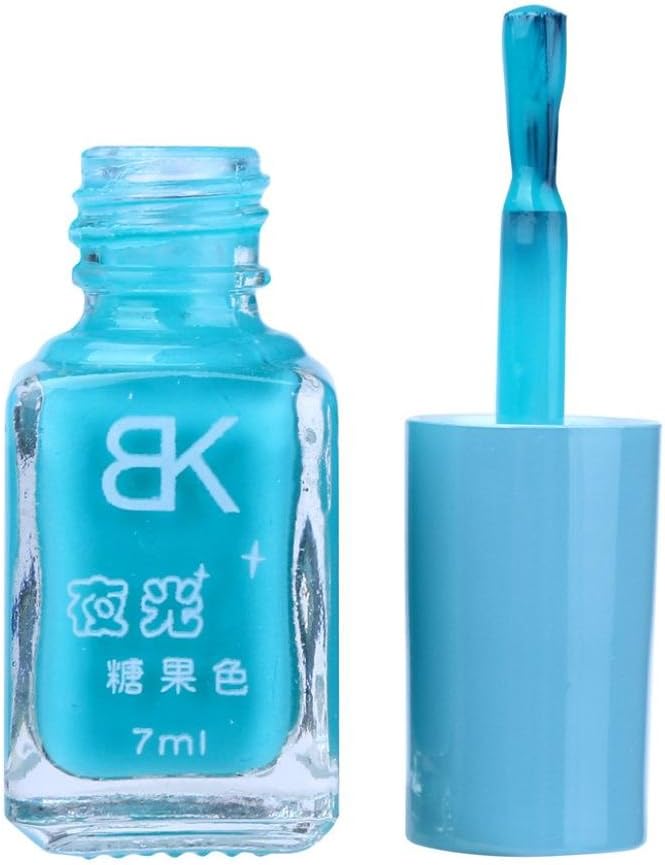 LNGRY 20 Colors Series of Fluorescent Neon Glow in Dark Luminous Gel Nail Polish Nail Varnish