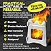 STADELHORN Titanium Minimalist Wood Stove Ultralight 100% Pure Titanium Portable & Foldable for Camping, Backpacking, Hiking, and Bushcraft Survival. Stronger and Lighter vs Steel, weighs only 7.3 oz.thumb 2