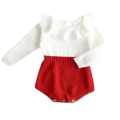 Stylish Knitted Ruffle Jumpsuit for Baby Girls Kuwait Ubuy