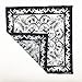 T&Z 100% Cotton 10 Pack Fine Bandanas(Skull)