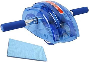 Amazon 最新型 腹筋ローラー 4輪 アブホイール 男性女性用 初心者中級者上級者兼用 筋肉痛エクササイズ 体幹のトレーニング 膝を保護するマット付き安定性とバランス フィットネス筋トレ 器具 Xxpp 腹筋器具