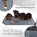 Cavalier Pets, Bowl Mat for Cat and Dog, Silicone Non-Slip Absorbent Waterproof Dog Food Mat, Easy to Clean, Unique Paw Design