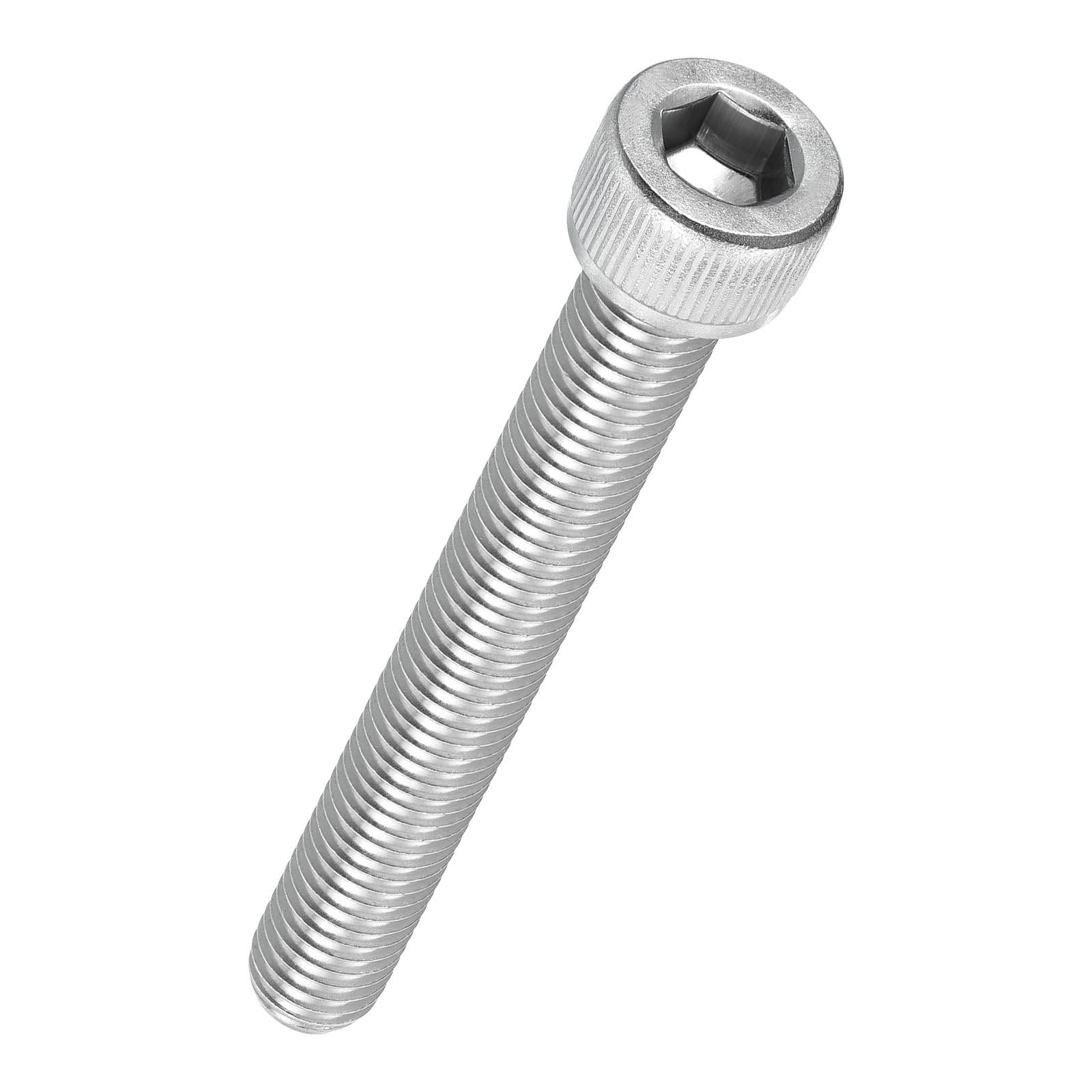 Kozelo 2pcs Socket Head Cap Screws - [M10-1.5 x 80mm] 304 Stainless Steel Allen Socket Drive for Electrical Motor 3D Printing Fan Engine Replacement Use, Silver — image 1