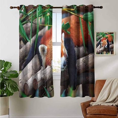 Petpany Vorhange Mit Muster Afrika Aquatic Mammal Amazon De