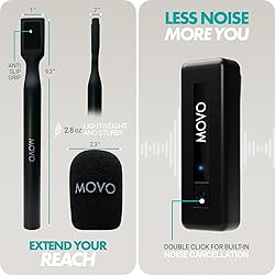 Movo Wireless Mini UC Ultra Compact Wireless