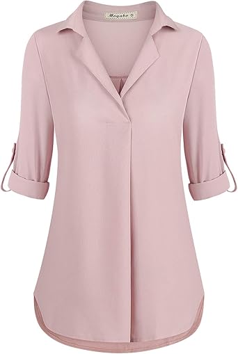 chiffon blouses amazon