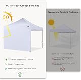 ABCCANOPY 3x3M Gazebo Side Panel Yellow Waterproof UV Blocking view 4