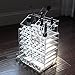 Ikee Design Diamond Pattern Jewelry Cosmetic Storage Display Boxes, 3 Pieces Set, Cosmetic Jewelry Organizer Makeup Holder, Cosmetic Holder, 9 3/8