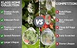 Klass Home Crystal Faceted Oriel Ceiling Light Shade Chrome Finish view 3