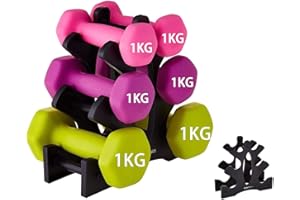 EQULUP Dumbbell Rack（Without Weight）, 3 Tier 23x22.5x8.5cm Dumbbell Rack PP Triangular Rack Stand Multilevel Weight Holder Storage Accessories for Home Gym Exercise