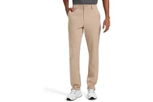 VYTROON Men's Classic Fit Stretch Golf & Dress Work Pants 30''/32''/34'' - All-Day Comfort Performance Trousers for Business & Travel