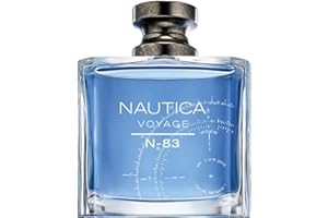 Nautica Voyage N-83 - Fresh Ocean, Masculine Scent - Notes of Spearmint, Citrus and Cardamom, 100ml