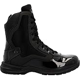 ROCKY Cadet 8" Black Side Zip Public Service Boot