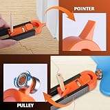 flintronic Scribing Ruler Contour Gauge Lock Irregular Shapes Woodworking view 2