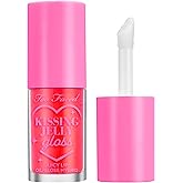 Too Faced Kissing Jelly Lip Oil + Gloss | Hydrating Lip Serum Treatment with Jojoba Oil for Instant Moisture and Glossy Shine