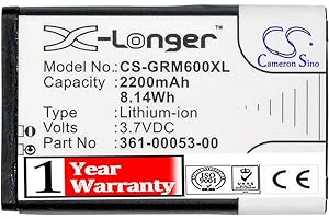 CAMERON SINO 2200mAh Replacement Battery for G'a'rmin Montana 600 680T 600T 680 Montana 650 600t Camo 650T Monterra