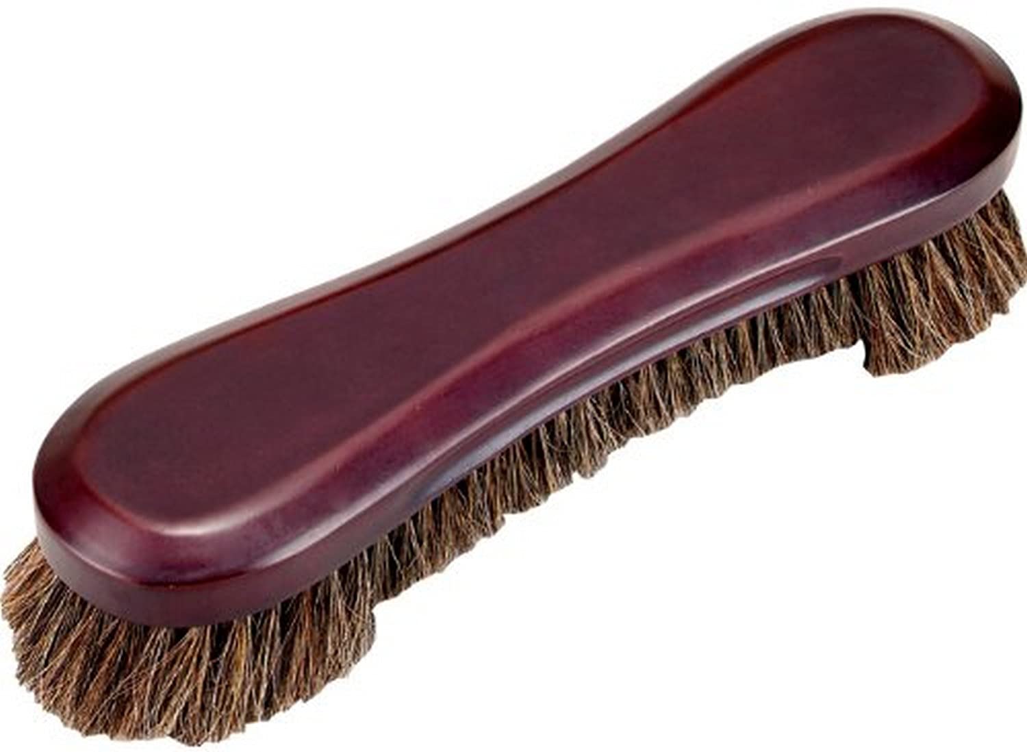 OUTLAW Stained Wood Deluxe Horse Hair Pool Table Brush, Wine