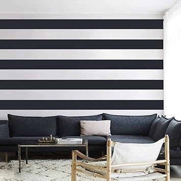 Vinyl Wand Streifen Aufkleber Streifen Wandtattoo Graphic Wandbild Benutzerdefinierte Aufkleber Home Art Dekoration Vinyl Schwarz 8 H 96 L Amazon De Kuche Haushalt