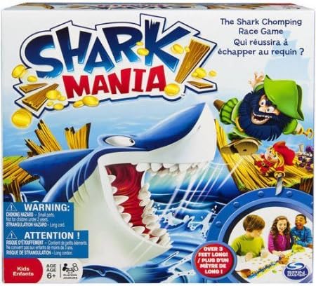 Spin Master Games Shark Mania Board Game, Bring Home The Frantic Fun Of This Kids' Shark Game!