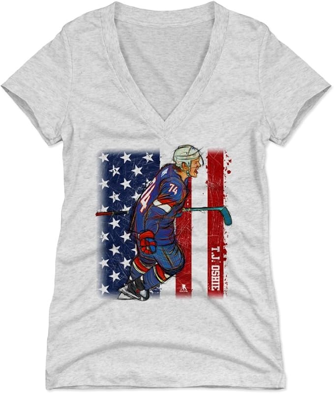 Amazon.com : 500 LEVEL T.J. Oshie Women's Shirt - Washington Hockey Shirt for Women - T.J. Oshie 