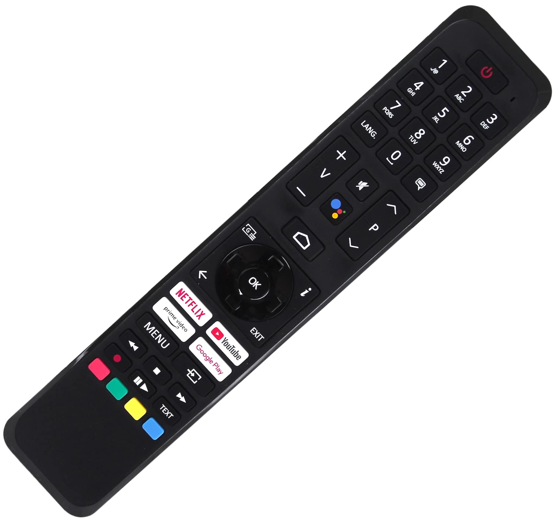 Original RC45160 Replaces RC43160 Bluetooth Voice Remote Control Compatible With TOSHIBA Android Smart Full HD HDR LED TV with Google Assistant