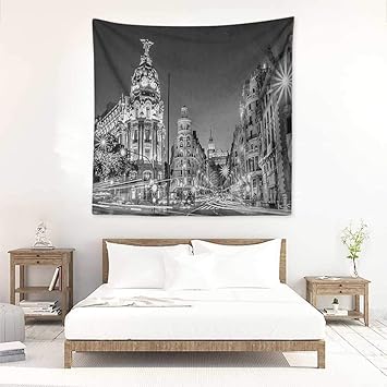 Amazon Com Willsd Black And White Wall Tapestry For Bedroom