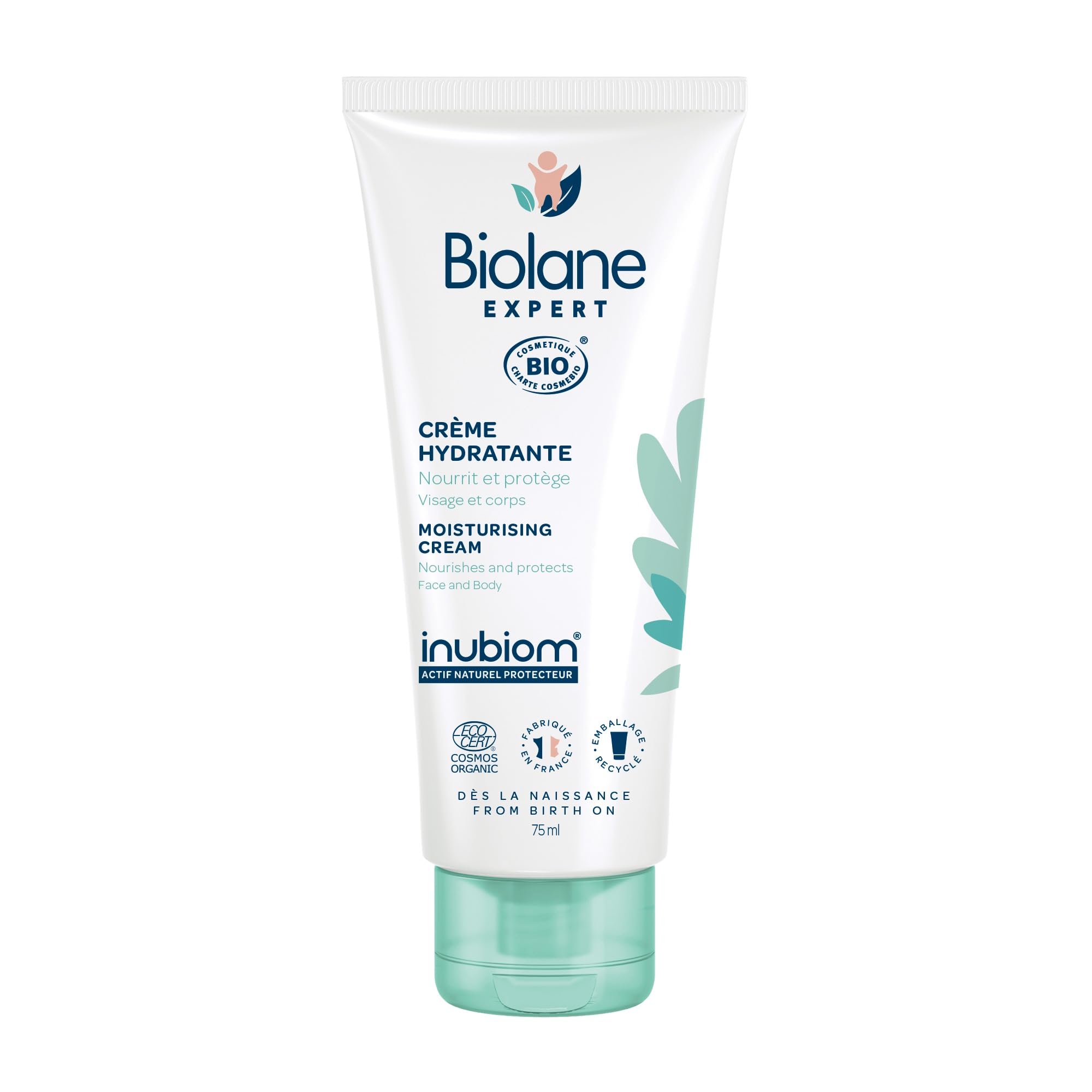 Biolane Expert Organic Moisturising Cream 75ml