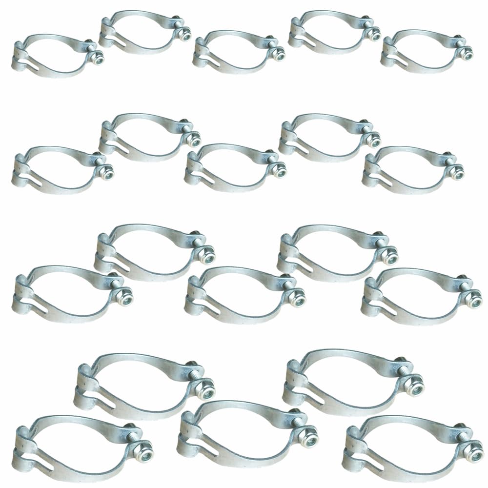 Lotatheta Metal Ring Firmly to Frame 4 Sets of Each 25.4/28.6/31.8/34.9mm Bike Shift Cable Cable Guide Brake Cable Derailleur Cable Base Guide Clip Fitting Line Tube Housing Durable (Total 16 Sets)