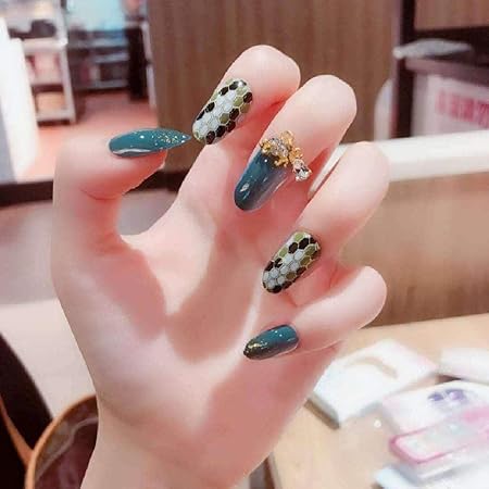 Amazon つけ爪ネイルパッチマニキュア取り外し可能完成品24個fb Sclposter ネイルチップ 通販 Amazon つけ爪ネイルパッチマニキュア取り外し可能完成品24個fb Sclposter ネイルチップ 通販