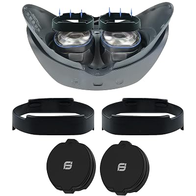 Glasses Spacer Protector for VR 2 Glasses Lens Insert Anti-Scratch Ring Magnetic Glasses Bumper Protect Myopia Glasses from Scratching With Lens Protector Cover Fit for VR2
