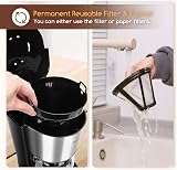 Aigostar Programmable Drip Coffee Maker 24-Hour Timer 1.5L 12-Cup BPA-Free view 4