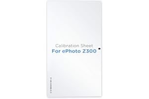 Plustek Calibration Control Sheet - for ePhoto Z300 Scanner only